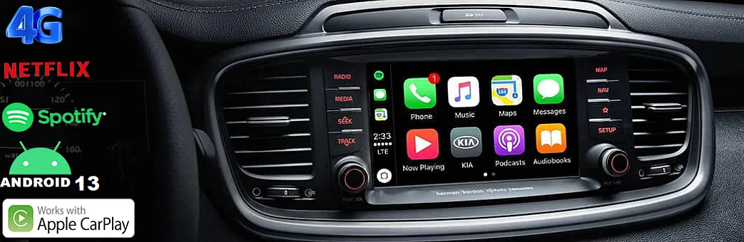 BMW netflix 4g spotify stereo system