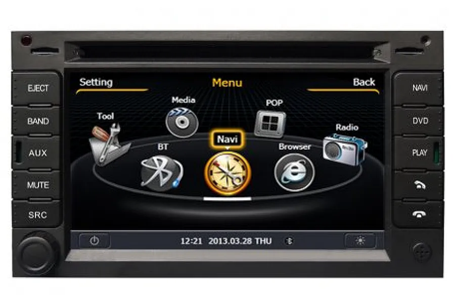 VW Golf 2013-2017 Autoradio GPS Aftermarket Android Head Unit Navigation Car Stereo 