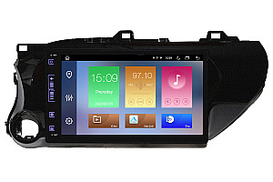 Toyota Hilux LHD 2016-2020 Aftermarket Radio Upgrade 