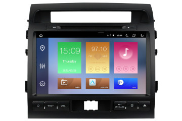 Toyota Land Cruiser LC200 2007-2013 Aftermarket Radio Upgrade system with apple carplay