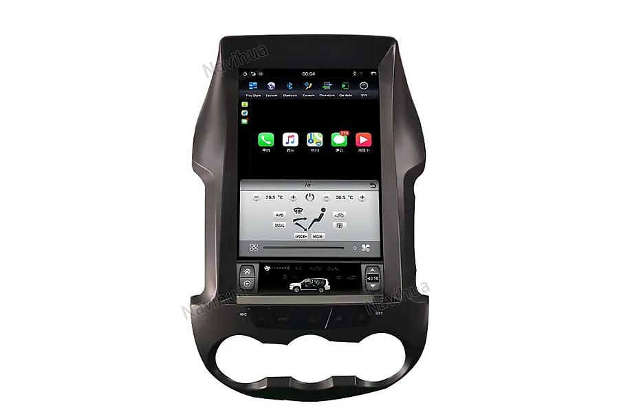 Ford Ranger F250 Tesla style 12.1 inch Android Car DVD Player 