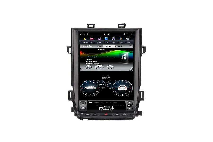 Toyota Alphard 20 2010-2014 Tesla style 12.1 inch Android Car DVD Player 