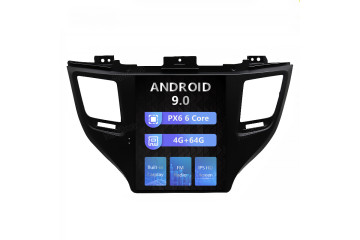Hyundai Tucson 2015-2018 Tesla style 10.4 inch Android Car DVD Player 