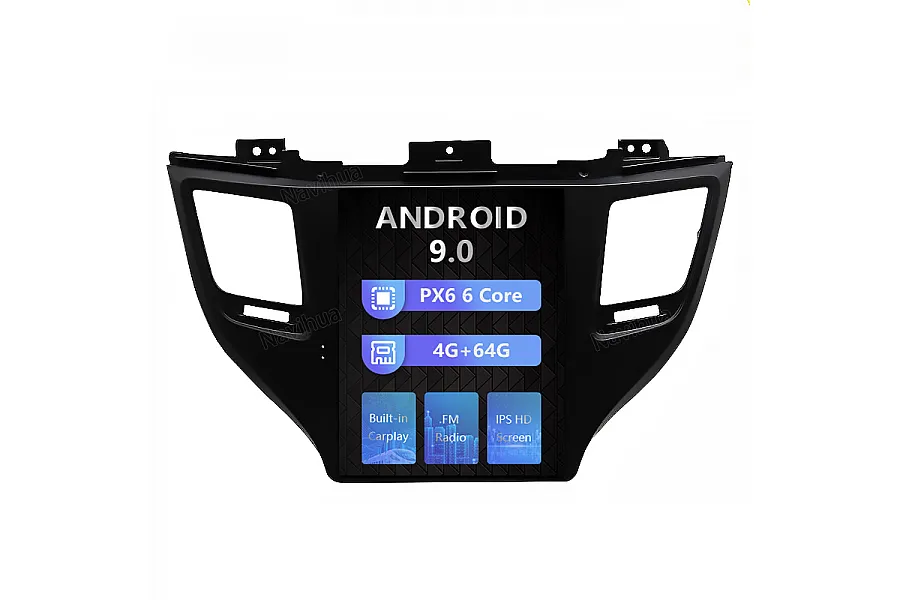 Hyundai Tucson 2015-2018 Tesla style 10.4 inch Android Car DVD Player 