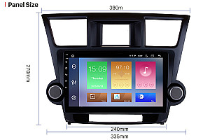 Toyota Highlander 2008-2014 Aftermarket Radio Upgrade 