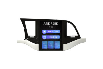Hyundai Elantra 2016-2018 Tesla style 10.4 inch Android Car DVD Player 