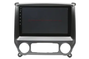 Chevrolet Silverado Plateado 2014-2019 Aftermarket Radio Upgrade 