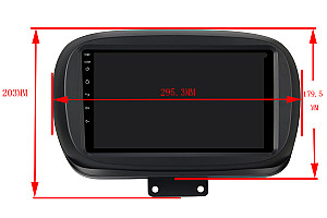 Fiat 500X 2014-2019 Aftermarket Radio Upgrade Car stereo Carplay 