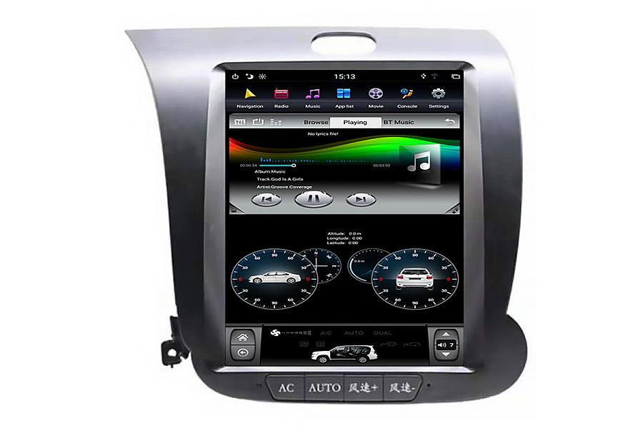 Kia K3 2013 Tesla style 10.4 inch Android Car DVD Player 
