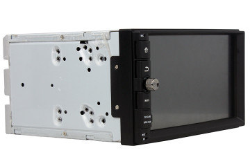 Double Din Radio Upgrade with 7-inch screen and physical buttons 