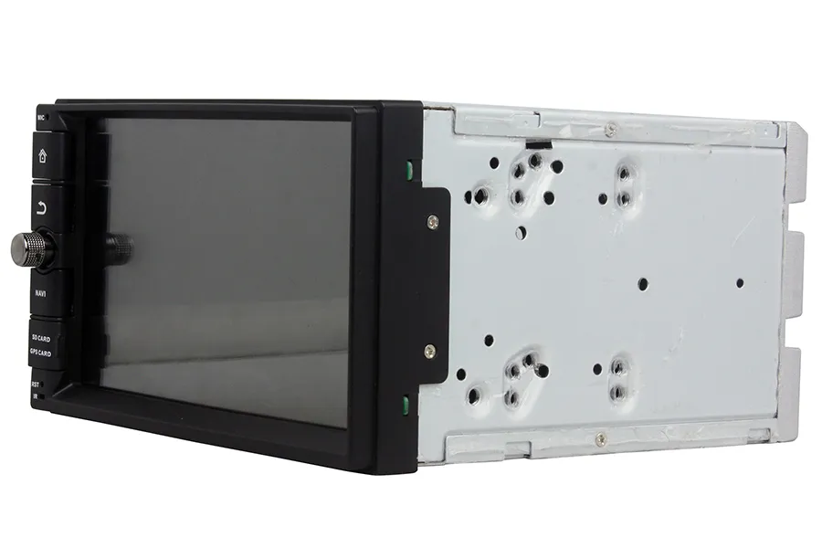 Double Din Radio Upgrade with 7-inch screen and physical buttons 