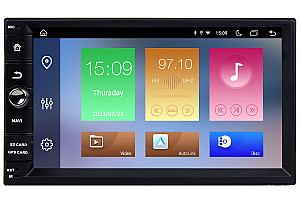 Double Din Radio Upgrade with 7-inch screen and physical buttons 