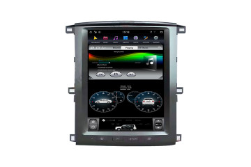 Toyota Land Cruiser LC100 2003-2007 Tesla style 12.1 inch Android Car DVD Player 