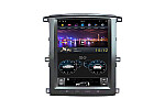 Toyota Land Cruiser LC100 2003-2007 Tesla style 12.1 inch Android Car DVD Player 