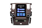 Nissan Patrol SE Plus--Wooden High End Tesla style 12.1 inch Android Car DVD Player 