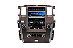 Nissan Patrol SE Plus--Wooden High End Tesla style 12.1 inch Android Car DVD Player 
