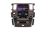 Nissan Patrol SE Plus--Wooden High End Tesla style 12.1 inch Android Car DVD Player 
