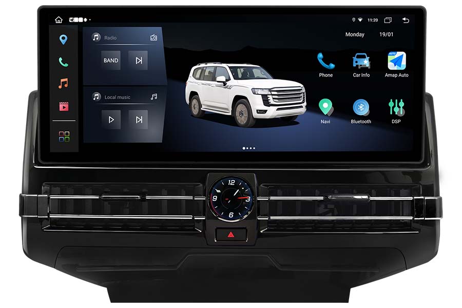 Toyota Land Cruiser 2016-2020 Radio Upgrade with 15 inch touch screen carplay