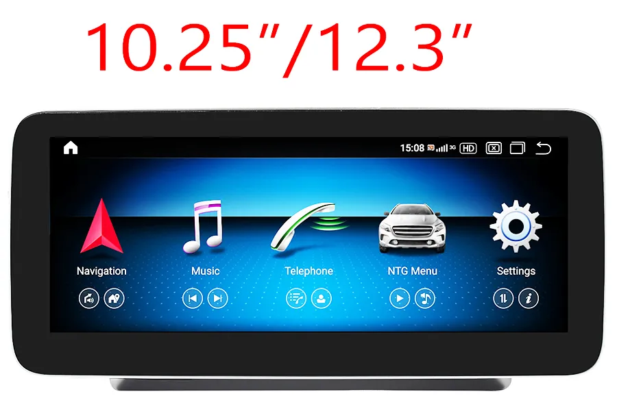 Mercedes-Benz C-class w205 glc-class x253 v-class w4470 x w470 radio upgrade carplay DAB 