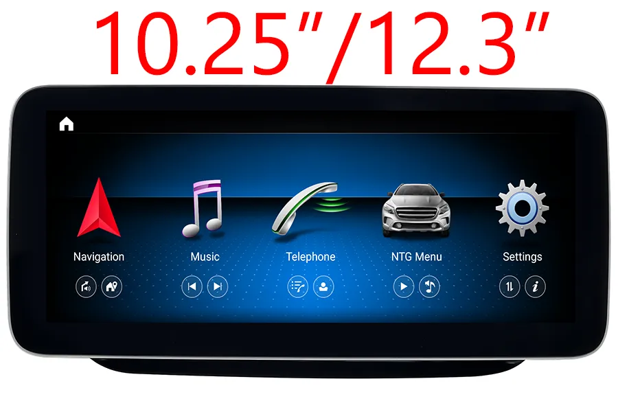 Mercedes-Benz B-Class W246 Aftermarket Radio Upgrade with carplay DAB 