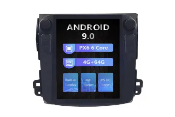 Mitsubishi OLD Outlander 2006-2012 Tesla style 12.1 inch Android Car DVD Player 