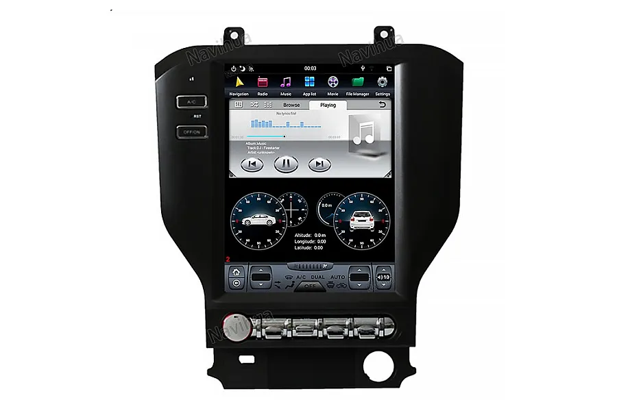 Ford Mustang 2011-2016 Tesla style 11.8 inch Android Car DVD Player 