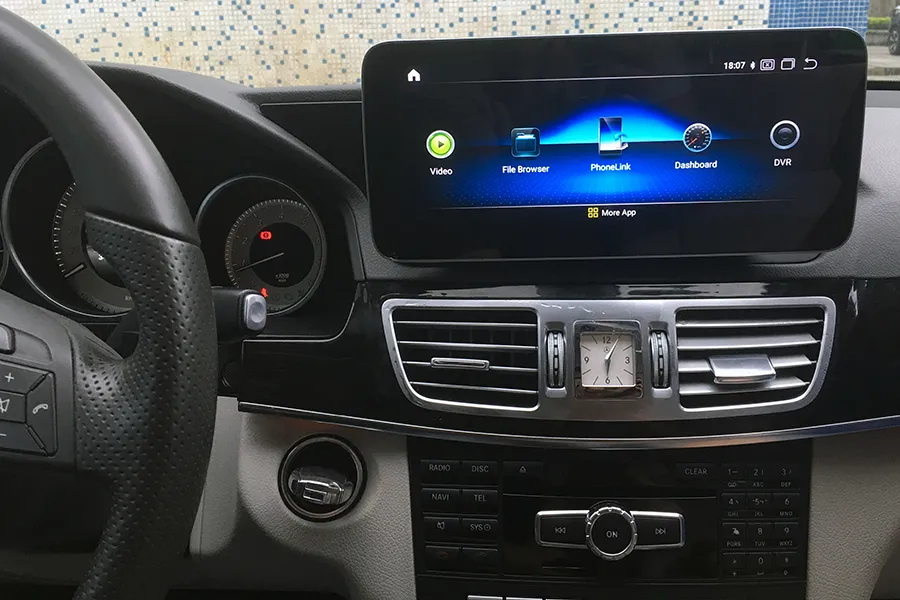 Mercedes Benz E Class W212 LHD RHD 2010-2016 radio upgrade dab 