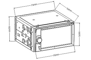 Double Din Radio Upgrade with DVD and 6.2 inch touchscreen