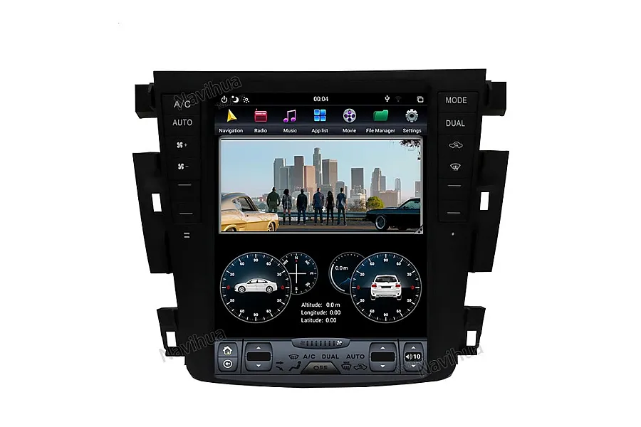 Nissan Teana 2003-2007 Tesla style 10.4 inch Android Car DVD Player 
