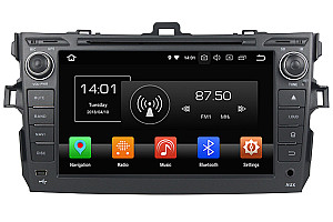 Toyota Corolla 2007-2013 Autoradio GPS Aftermarket Android Head Unit Navigation Car Stereo 