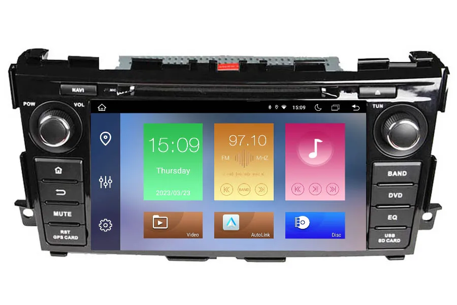 Nissan Maxima Teana 2012-2016  aftermarket radio replacement 