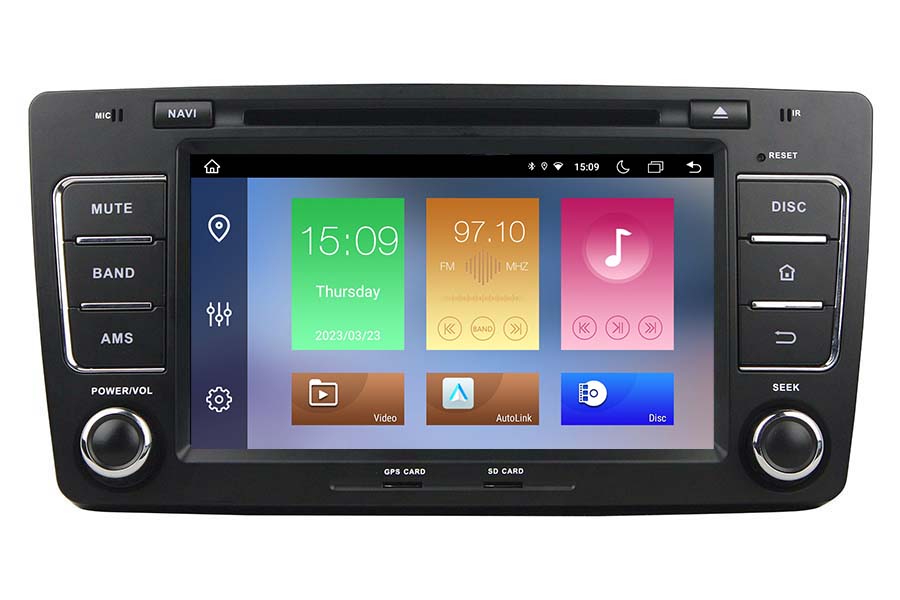 Skoda Octavia 2012 Autoradio GPS Aftermarket Android Head Unit Navigation Car Stereo 