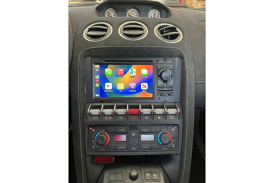 Lamborghini Gallardo 2003-2013 Aftermarket radio upgrade dab apple carplay