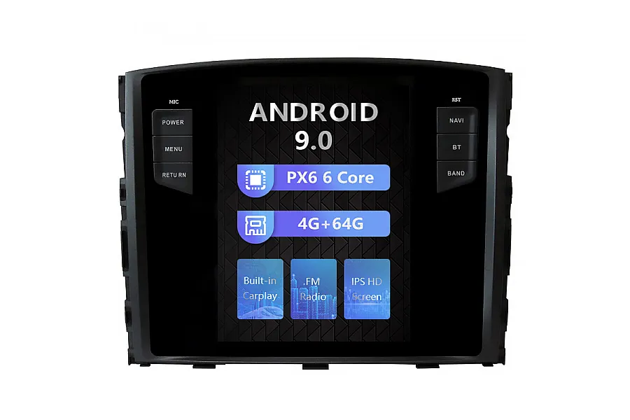 Mitsubishi Pajero Tesla style 10.4 inch Android Car DVD Player 