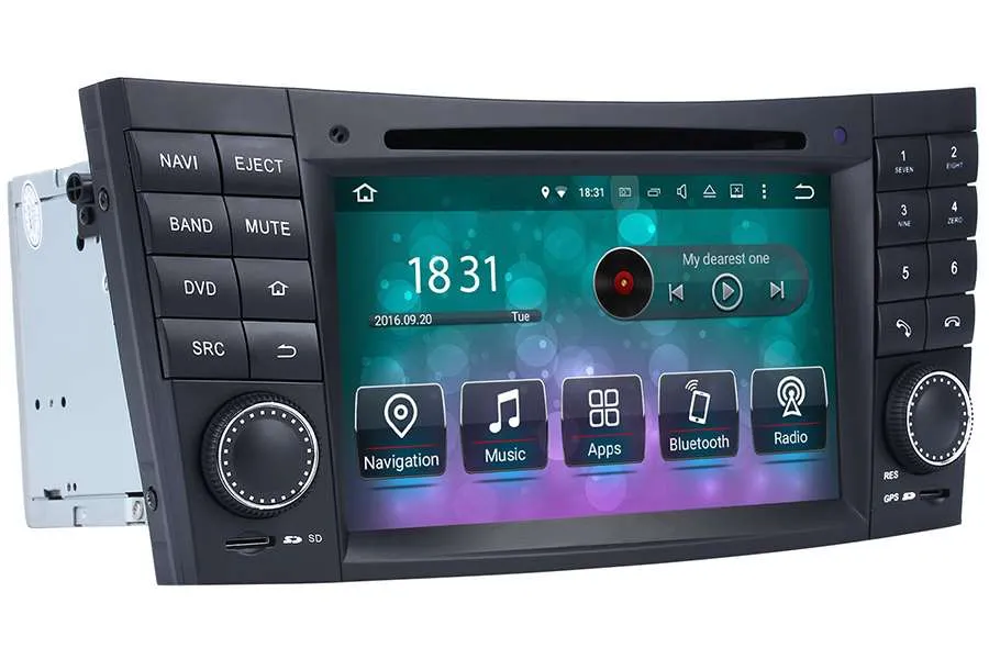 Mercedes W211 Aftermarket Radio Install