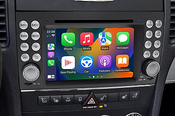 How to Install Mercedes-Benz SLK-Class R171 2004–2010 Radio Replacement Upgrade Touch Screen CarPlay (FREE Backup Camera)