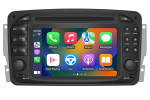 Mercedes-Benz A/C/CLK/E/G/M/ML/S radio replacement upgrade dab carplay bluetooth 