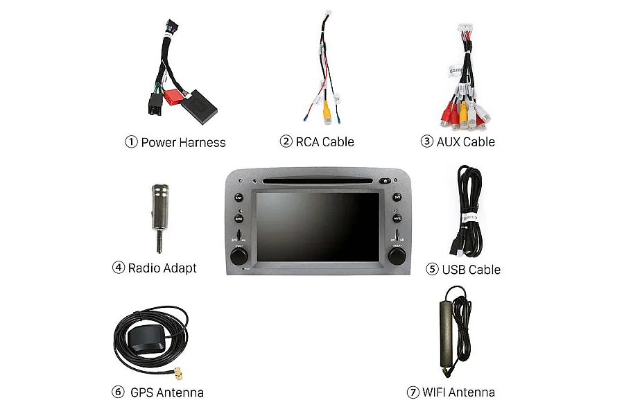 Alfa Romeo 147 GT Advanced Android Navigation Car Stereo Head Unit upgrade