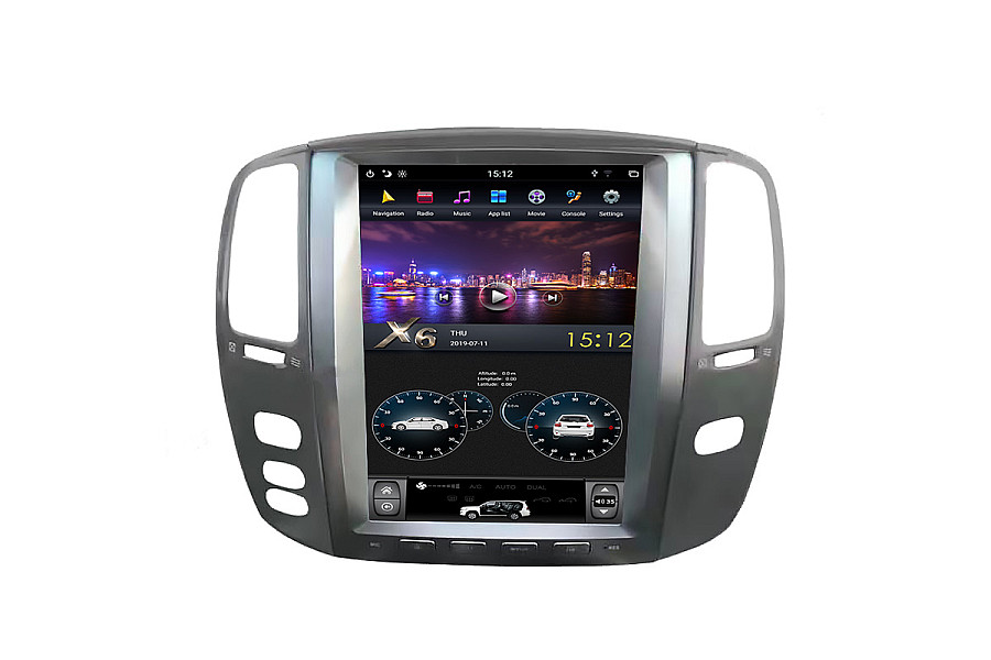 Land Cruiser 1992-2002 Tesla Style 12.1 inch Android Car DVD Player 