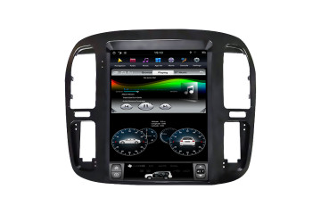 Toyota Land Cruiser LC100 1992-2002 Tesla style 12.1 inch Android Car DVD Player 