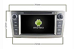 Toyota Avensis 2003-2007 Aftermarket Radio Upgrade DAB 