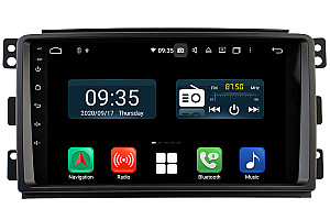 Smart Fortwo Forfour 2007-2010 Aftermarket GPS Navigation radio upgrade carplay DAB+ 