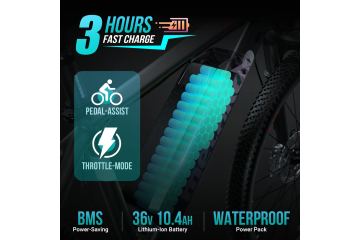 26inch Mountain 36V10.4AH 350W Ebike