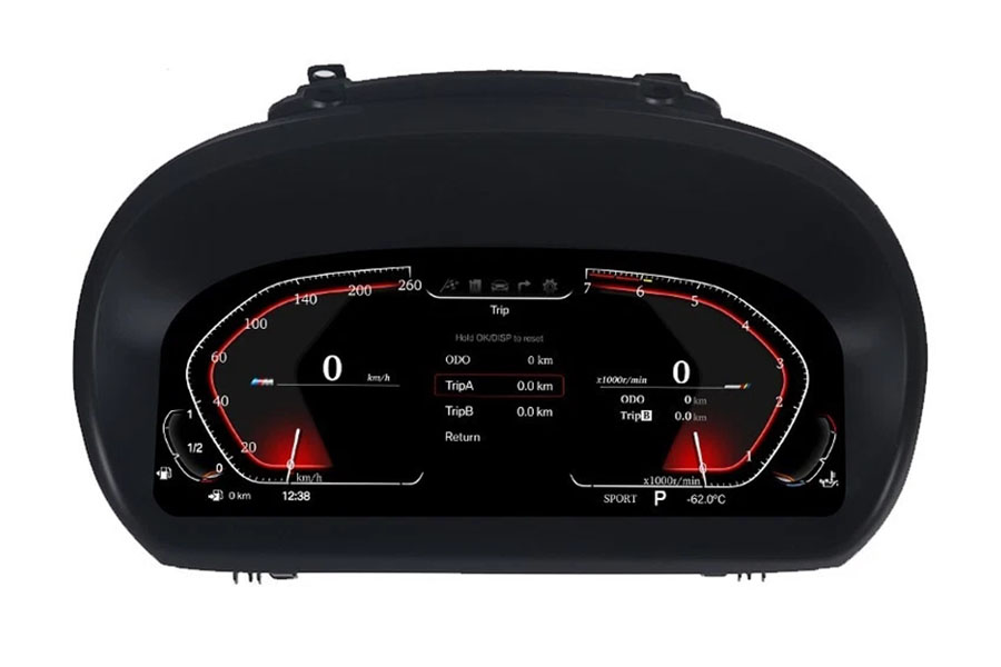 BMW 1 Series 2008-2013 Digital LCD Instrument Cluster