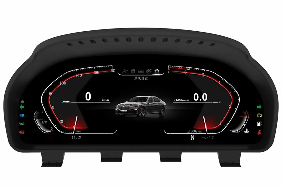 BMW 5/5GT/6/7/X3/X4/X5/X6 Digital LCD Instrument Cluster