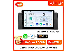 BMW 5 7 Series X5 E53 E38 E39 M5 with CarPlay Auto Stereo & GPS Navigation Head Unit