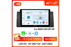 BMW 5 7 Series X5 E53 E38 E39 M5 with CarPlay Auto Stereo & GPS Navigation Head Unit