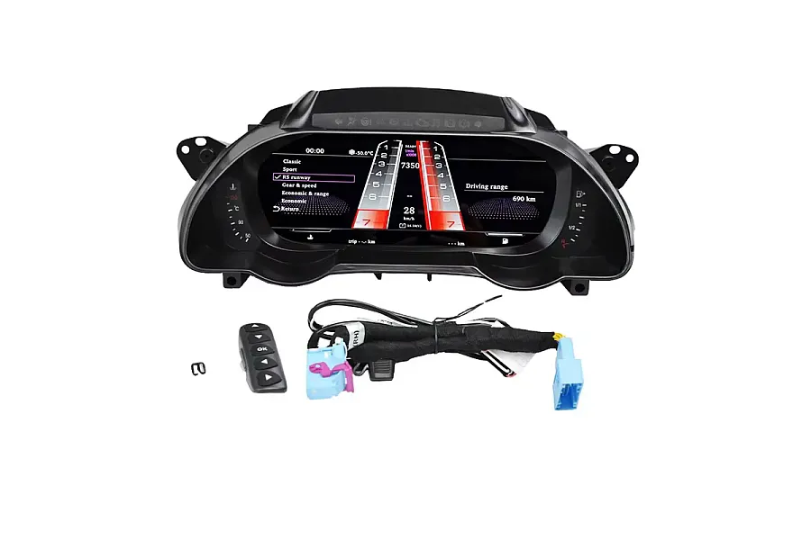 LCD Digital Cluster Speedometer Dashboard for Audi A4 A5 S5 B8 2009-2016