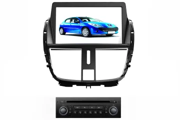Peugeot 207 2009-2013 Autoradio GPS Aftermarket Android Head Unit Navigation Car Stereo 