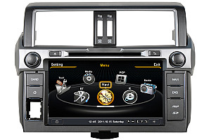 Toyota Land Cruiser Prado 2014 Autoradio GPS Aftermarket Android Head Unit Navigation Car Stereo 